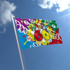 60th Birthday Flag