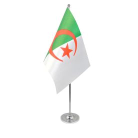 Algeria table flag satin