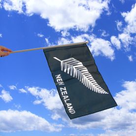 All Blacks Hand Waving Flag