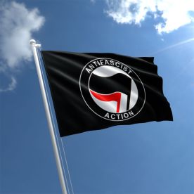 Anti Fascist Action Flag