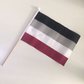 Small Asexual hand flag