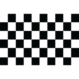 Black & White Chequered Flag