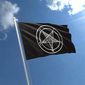 Baphomet Church Of Satan Flag