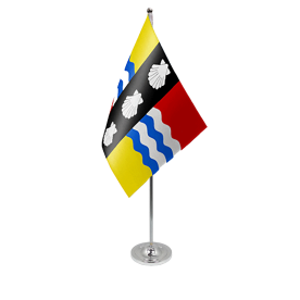 Bedfordshire table flag satin