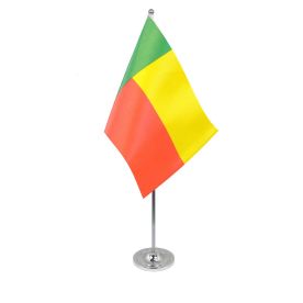 Benin table flag satin