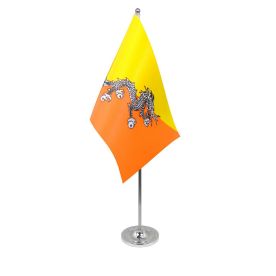 Bhutan table flag satin