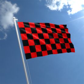 Black & Red Chequered Flag