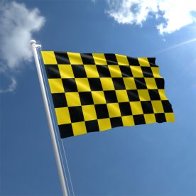 Black & Yellow Chequered Flag