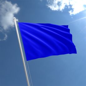 Plain Blue Flag 3Ft X 2Ft