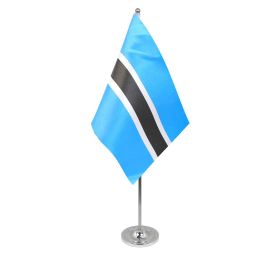 Botswana table flag satin