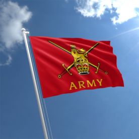 Outdoor British Army flag