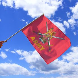 British Army Hand Waving Flag