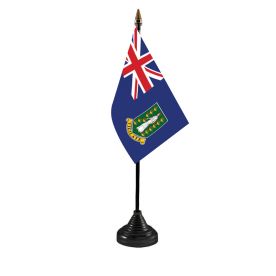 British Virgin Islands Table Flag