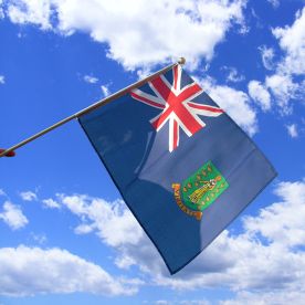 British Virgin Islands Hand Waving Flag