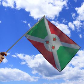 Burundi Hand Waving Flag