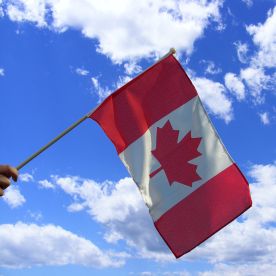 Canada Hand Waving Flag