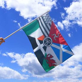 Celtic Nations Hand Flag