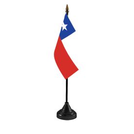 Chile Table Flag