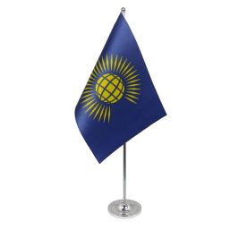 Commonwealth table flag satin