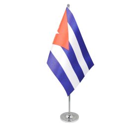 Cuba table flag satin