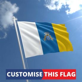 Custom Canary Islands Flag