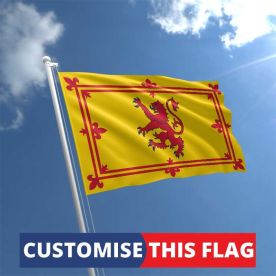 Custom Lion Rampant Flag