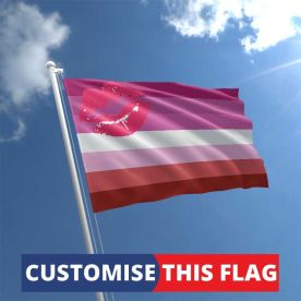 Custom Lipstick Lesbian Flag