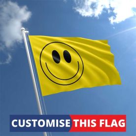 Custom Smiley Face Flag