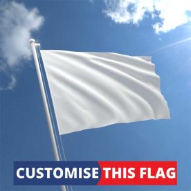 Custom Plain White Flag