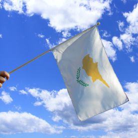 Cyprus Hand Waving Flag
