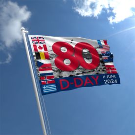 D Day 80th Anniversary flag