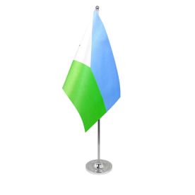 Djibouti table flag satin