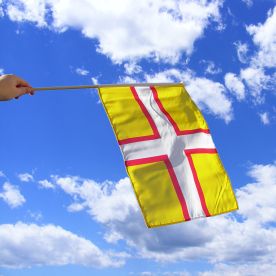 Dorset Hand Waving Flag