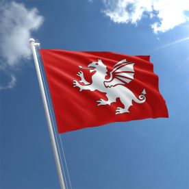 England White Dragon Flag