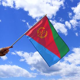 Eritrea Hand Waving Flag