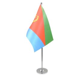 Eritrea table flag satin