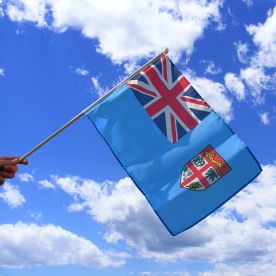 Fiji Hand Waving Flag