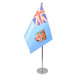 Fiji table flag satin