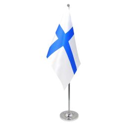 Finland table flag satin
