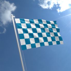 French Navy & White Chequered Flag