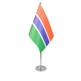 Gambia table flag satin