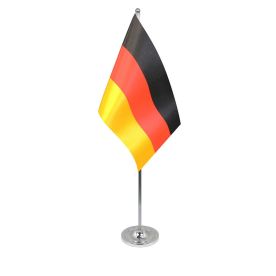 Germany table flag satin