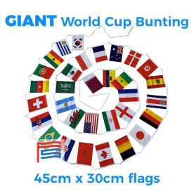 Giant World Cup 2022 Bunting