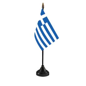 Greece Table Flag 