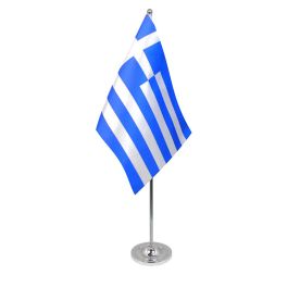 Greece table flag satin