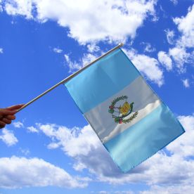 Guatemala Hand Waving Flag