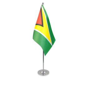 Guyana table flag satin