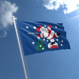 Christmas Ho Ho Ho Flag