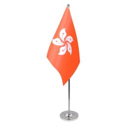 Hong Kong table flag satin