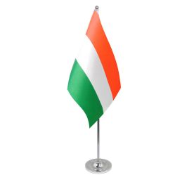 Hungary table flag satin